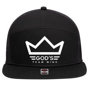 Anthony Raimondi Wearing GodS Team Wins 7 Panel Mesh Trucker Snapback Hat