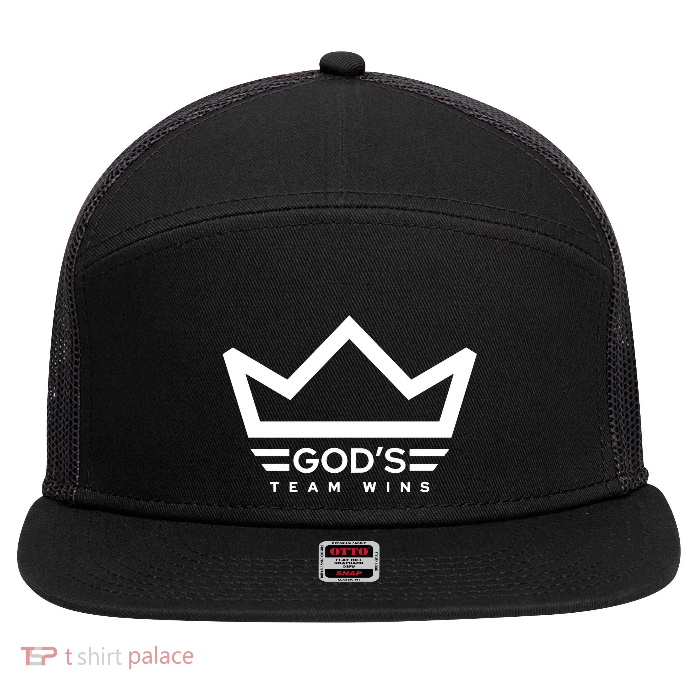 Anthony Raimondi Wearing GodS Team Wins 7 Panel Mesh Trucker Snapback Hat