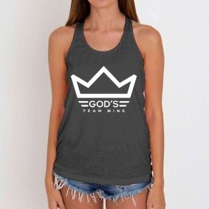 Anthony Raimondi Wearing GodS Team Wins Women's Knotted Racerback Tank