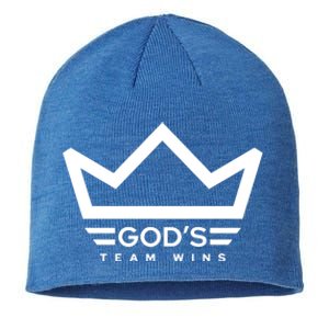 Anthony Raimondi Wearing GodS Team Wins Sustainable Beanie