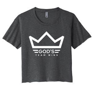 Anthony Raimondi Wearing GodS Team Wins Women's Crop Top Tee