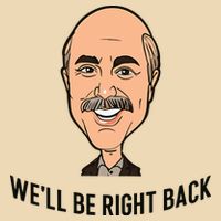 Adam Ray WeLl Be Right Back Drawstring Bag