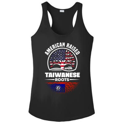 American Raised With Taiwanese Roots Taiwan Taiwanese Flag Gift Ladies PosiCharge Competitor Racerback Tank