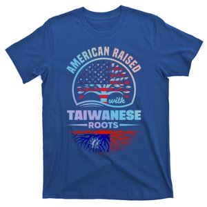 American Raised With Taiwanese Roots Taiwan Taiwanese Flag Meaningful Gift T-Shirt