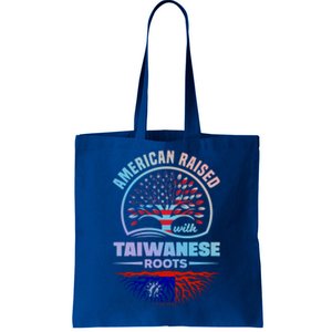 American Raised With Taiwanese Roots Taiwan Taiwanese Flag Meaningful Gift Tote Bag