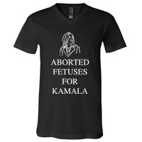 Alex Rosen Wearing Aborted Fetuses For Kamala V-Neck T-Shirt
