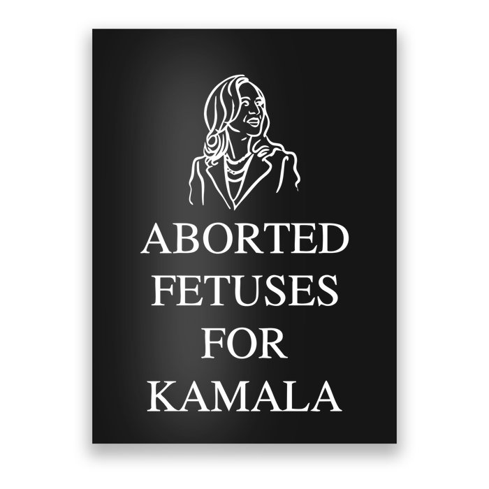 Alex Rosen Wearing Aborted Fetuses For Kamala Poster