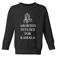 Alex Rosen Wearing Aborted Fetuses For Kamala Toddler Sweatshirt