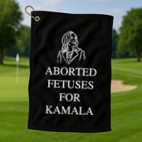 Alex Rosen Wearing Aborted Fetuses For Kamala Golf Towel
