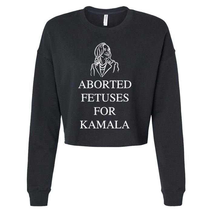 Alex Rosen Wearing Aborted Fetuses For Kamala Cropped Pullover Crew