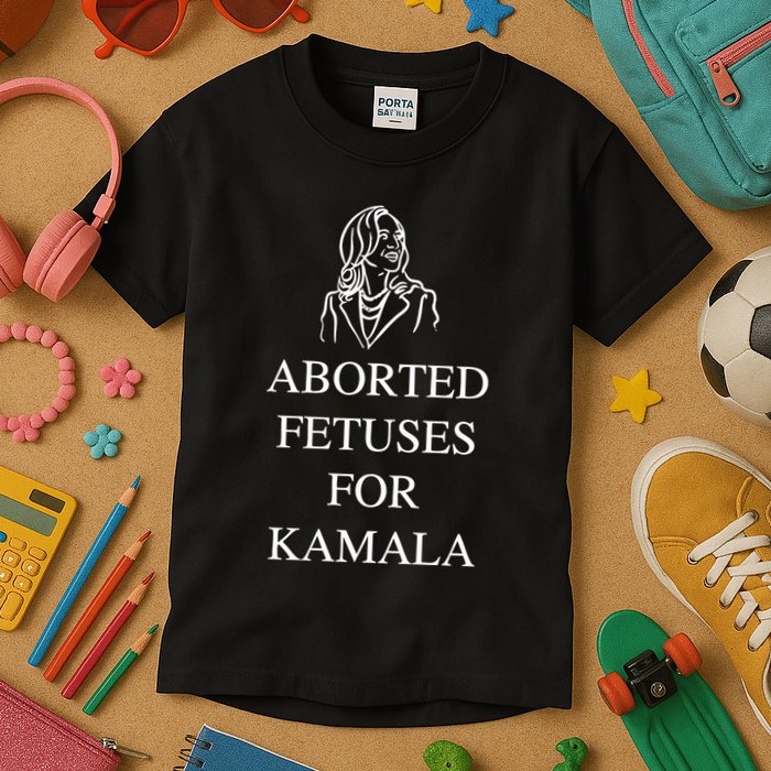Alex Rosen Wearing Aborted Fetuses For Kamala Kids T-Shirt