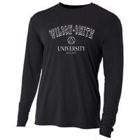 Addiction Recovery WILSON SMITH UNIVERSITY Alcoholics AA Cooling Performance Long Sleeve Crew