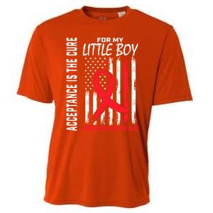 Acceptance Redinstead Wear Red Instead Autism Son Little Meaningful Gift Cooling Performance Crew T-Shirt