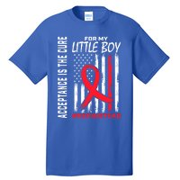 Acceptance Redinstead Wear Red Instead Autism Son Little Meaningful Gift Tall T-Shirt