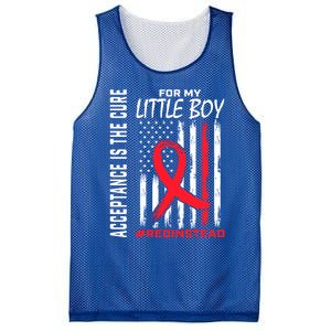 Acceptance Redinstead Wear Red Instead Autism Son Little Meaningful Gift Mesh Reversible Basketball Jersey Tank