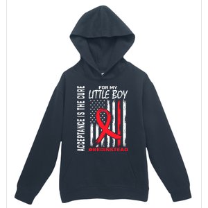 Acceptance Redinstead Wear Red Instead Autism Son Little Meaningful Gift Urban Pullover Hoodie