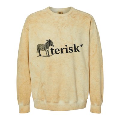 Asterisk Reader Writer Colorblast Crewneck Sweatshirt