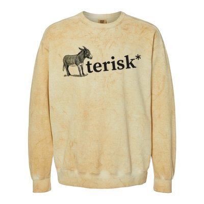 Asterisk Reader Writer Colorblast Crewneck Sweatshirt