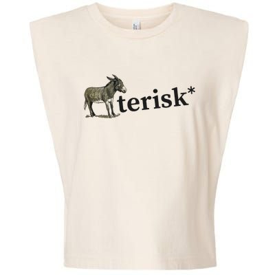 Asterisk Reader Writer Garment-Dyed Women's Muscle Tee