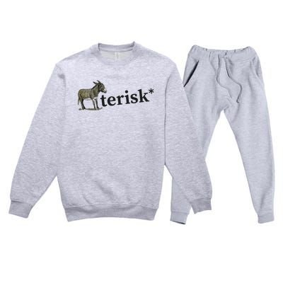 Asterisk Reader Writer Premium Crewneck Sweatsuit Set