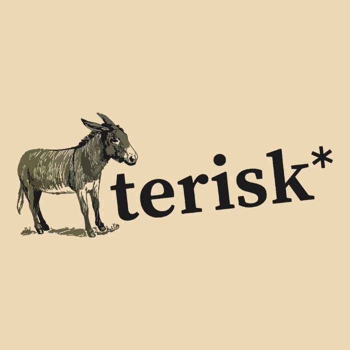 Asterisk Reader Writer Zip Tote Bag