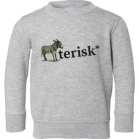 Asterisk Reader Writer Toddler Sweatshirt