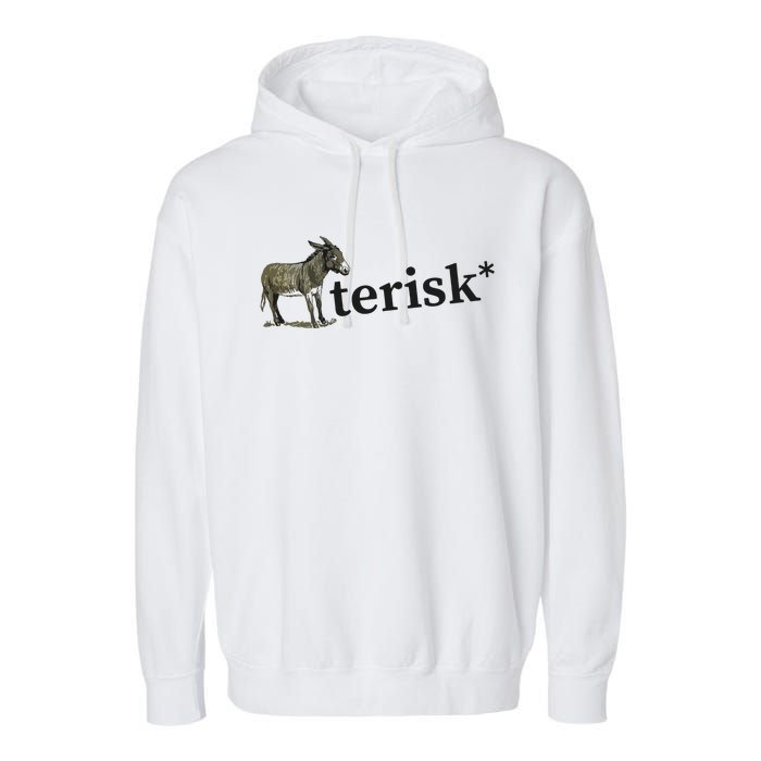 Asterisk Reader Writer Garment-Dyed Fleece Hoodie