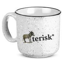Asterisk Reader Writer 15oz Campfire Ceramic Mug