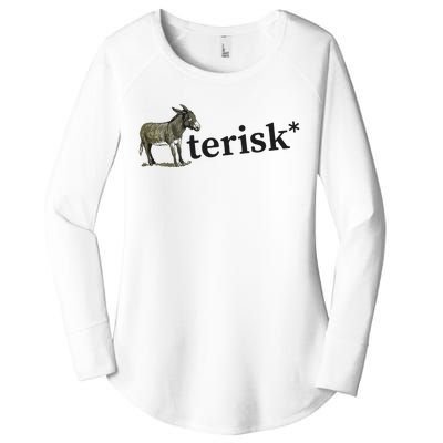 Asterisk Reader Writer Women's Perfect Tri Tunic Long Sleeve Shirt