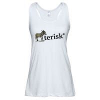 Asterisk Reader Writer Ladies Essential Flowy Tank