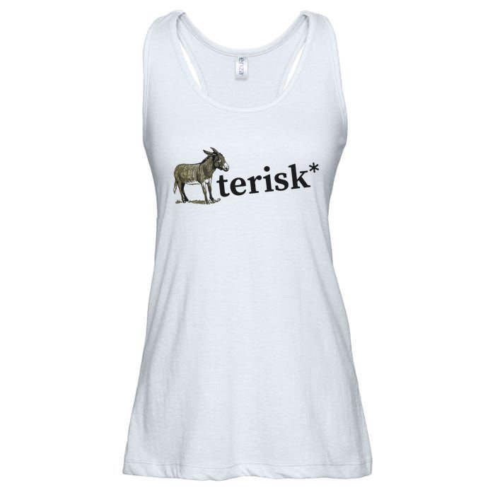 Asterisk Reader Writer Ladies Essential Flowy Tank