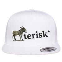 Asterisk Reader Writer Flat Bill Trucker Hat