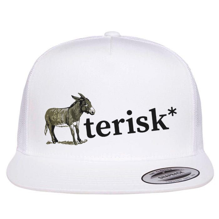 Asterisk Reader Writer Flat Bill Trucker Hat