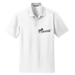 Asterisk Reader Writer Dry Zone Grid Polo