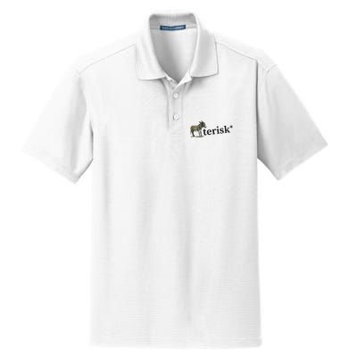 Asterisk Reader Writer Dry Zone Grid Polo