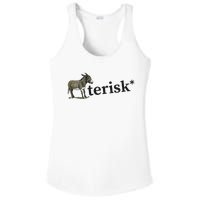 Asterisk Reader Writer Ladies PosiCharge Competitor Racerback Tank