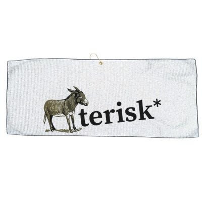 Asterisk Reader Writer Large Microfiber Waffle Golf Towel