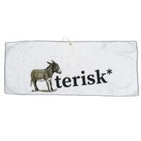 Asterisk Reader Writer Large Microfiber Waffle Golf Towel