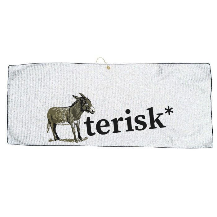 Asterisk Reader Writer Large Microfiber Waffle Golf Towel
