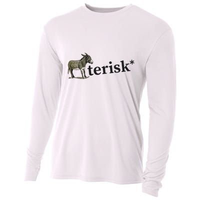 Asterisk Reader Writer Cooling Performance Long Sleeve Crew