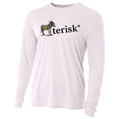 Asterisk Reader Writer Cooling Performance Long Sleeve Crew