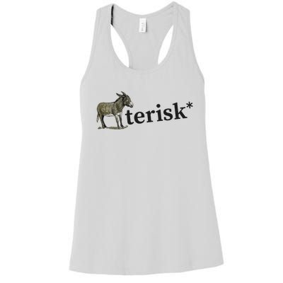 Asterisk Reader Writer Women's Racerback Tank