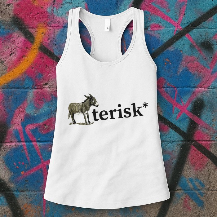 Asterisk Reader Writer Womens Tank Top