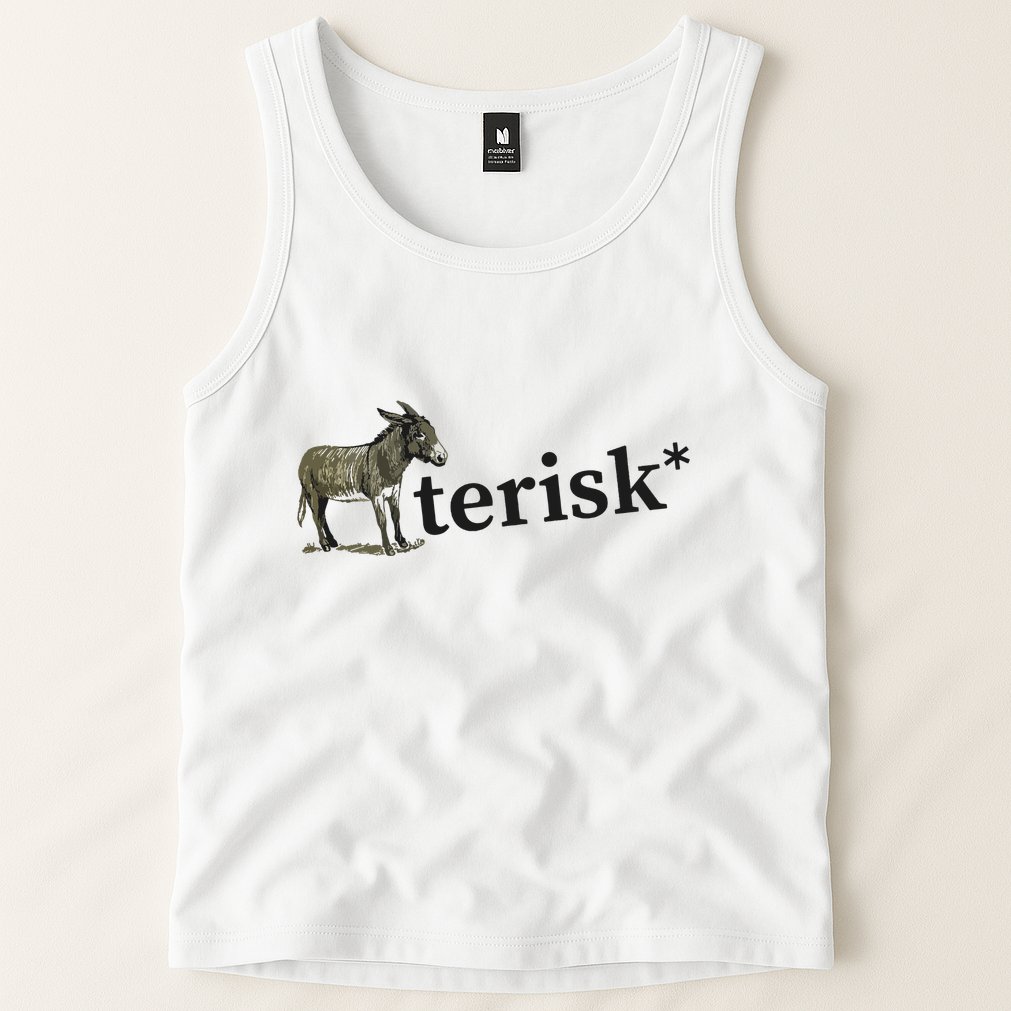 Asterisk Reader Writer Tank Top