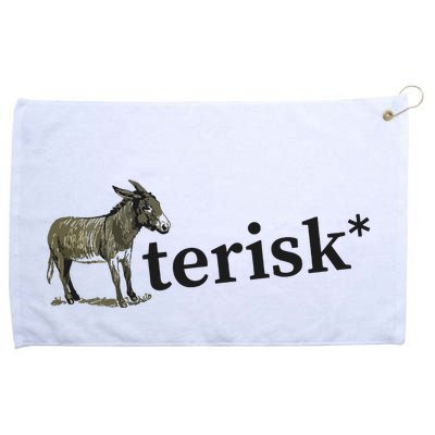 Asterisk Reader Writer Grommeted Golf Towel