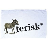 Asterisk Reader Writer Microfiber Hand Towel