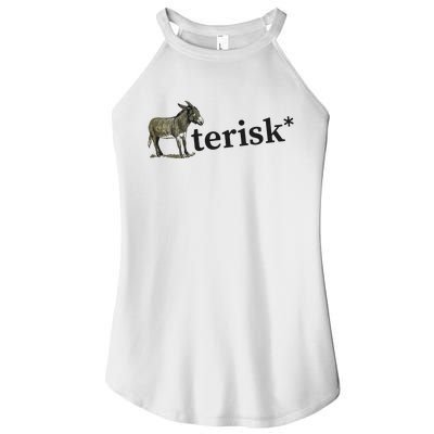 Asterisk Reader Writer Women’s Perfect Tri Rocker Tank