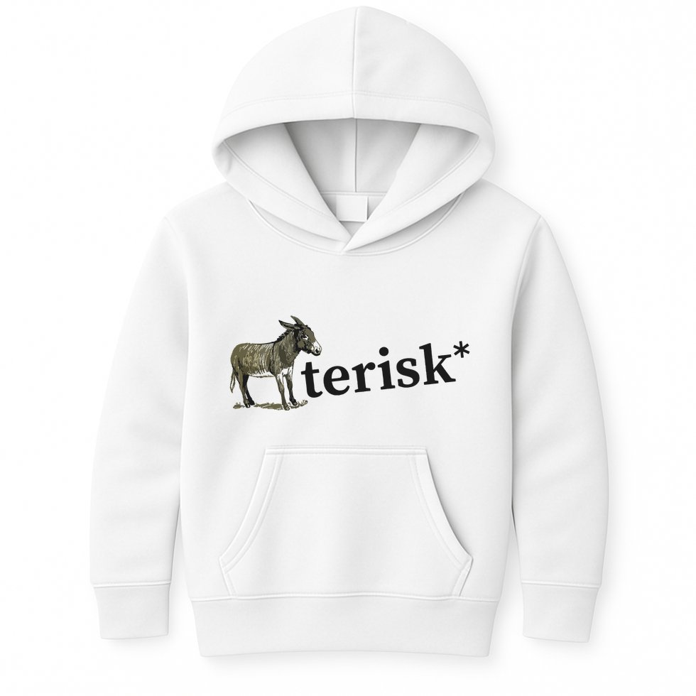 Asterisk Reader Writer Kids Hoodie