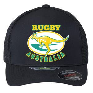 Australia Rugby Wallabies Rugby Jersey Australian Flag Flexfit Unipanel Trucker Cap