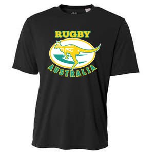 Australia Rugby Wallabies Rugby Jersey Australian Flag Cooling Performance Crew T-Shirt